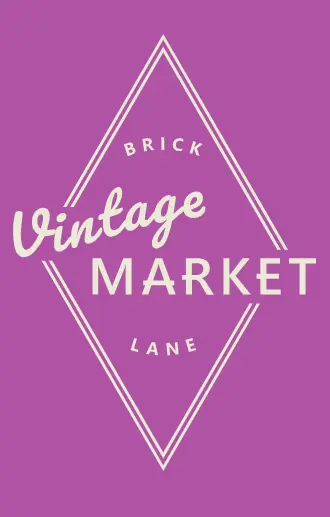 vintage market sign, 85 Brick lane, London